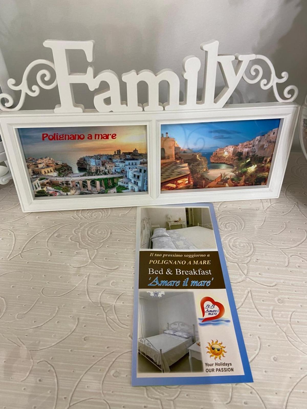 Amare Il Mare Bed & Breakfast โปลีญาโนอามาเร ภายนอก รูปภาพ